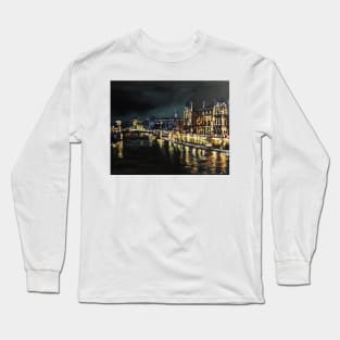 The Seine at night Long Sleeve T-Shirt